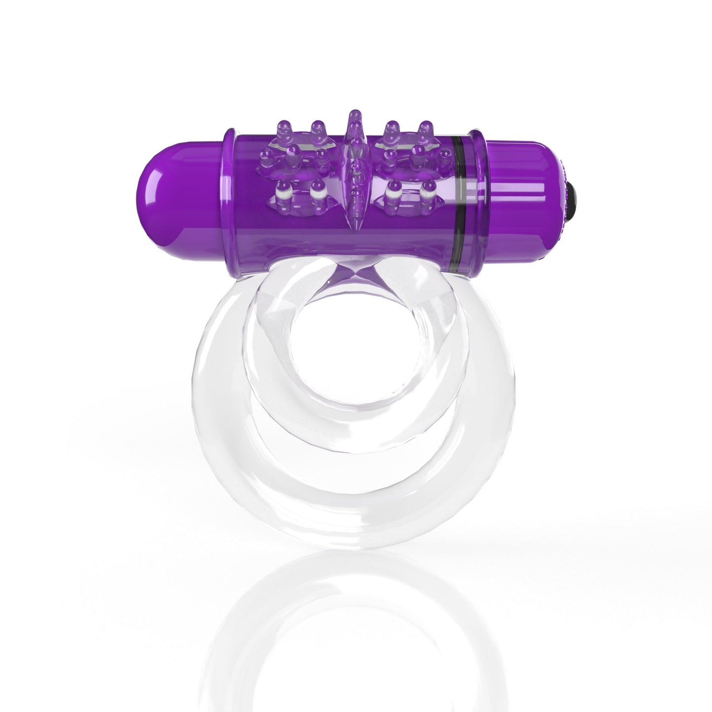 Screaming O 4t - Double O 6 Super Powered   Vibrating Double Ring - All Flavors