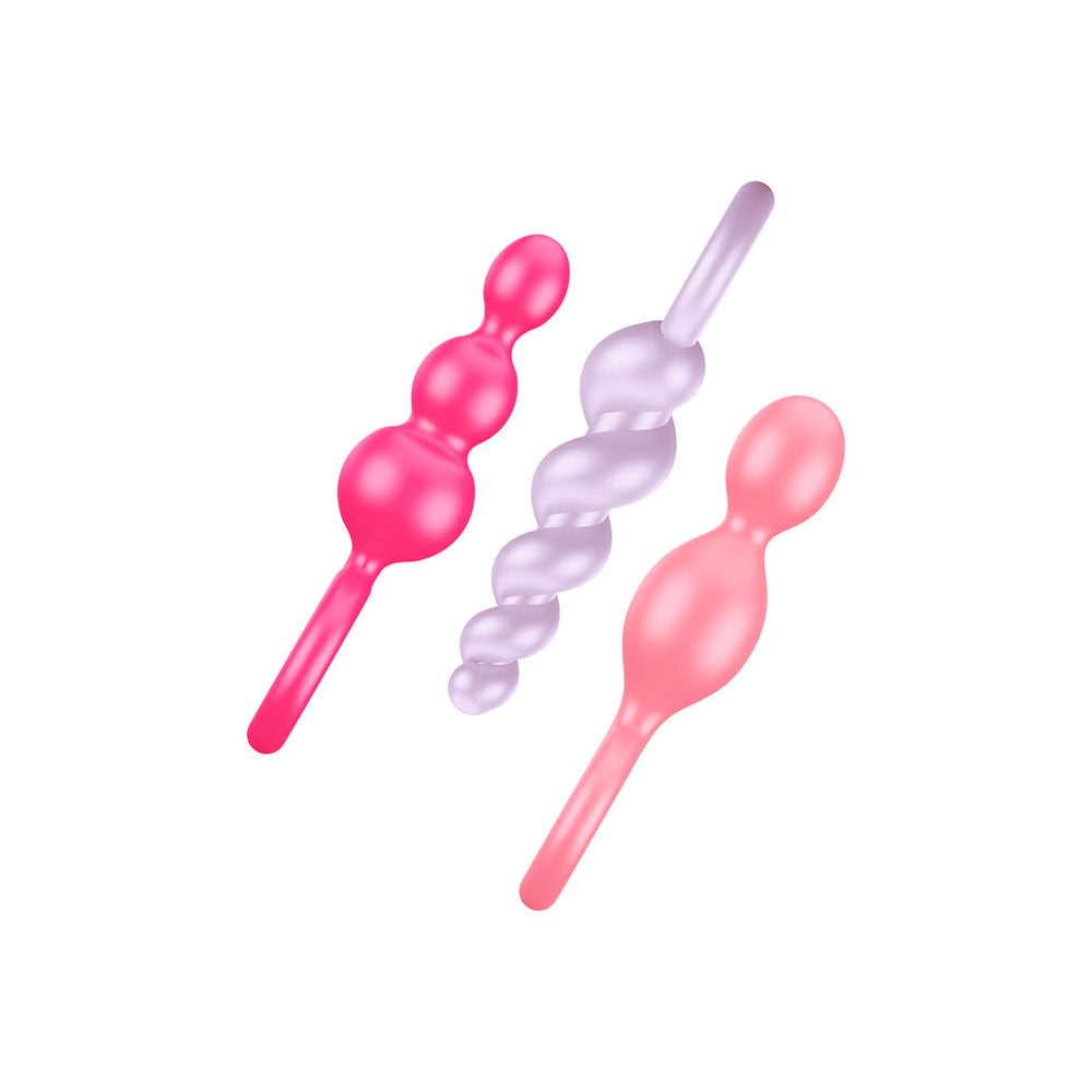 Satisfyer Booty Call 3 Piece Set - Multi Colored