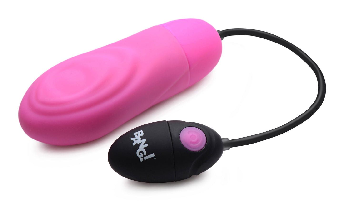 7x Pulsing Rechargeable Silicone Vibrator - Pink BNG-AG521-PNK